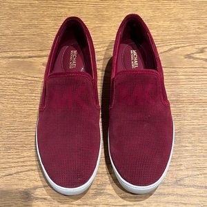 Michael Kors Suede Slip On Sneakers